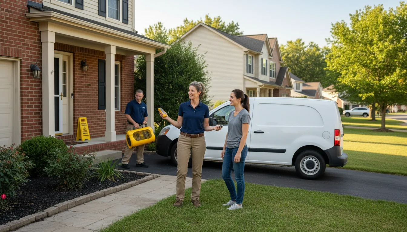 Residential water damage restoration in Geyserville, CA